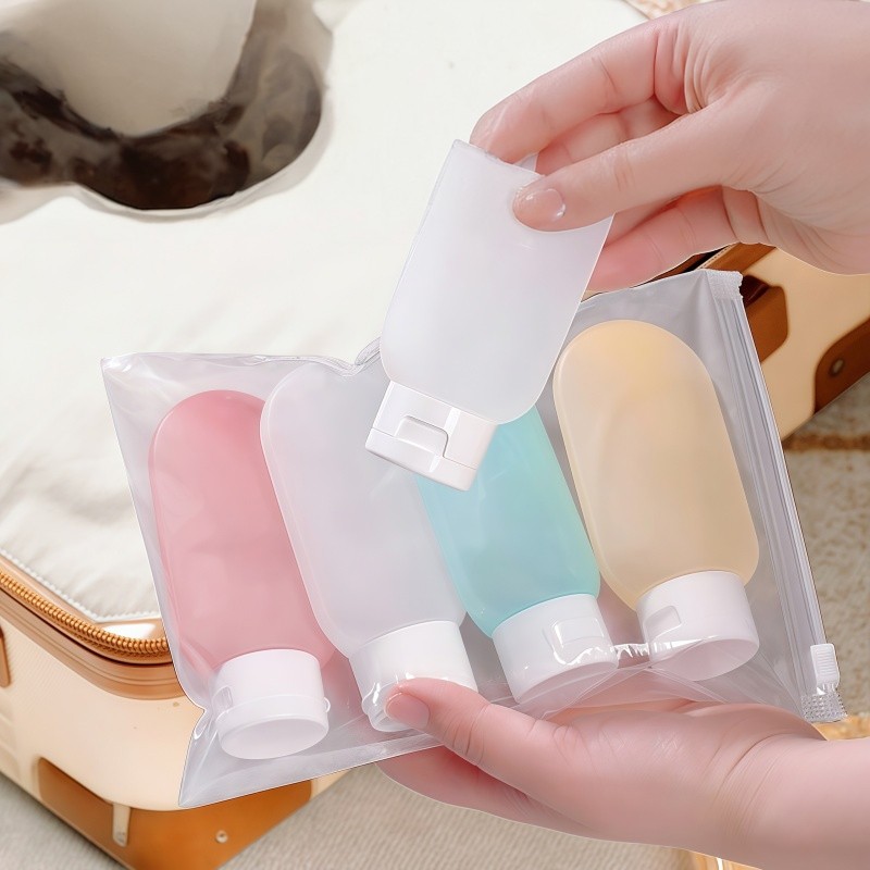 旅行分装瓶洗发水沐浴露洗漱套装旅游用品护肤化妆品便携小样空瓶