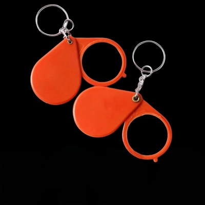 放大镜超高清钥匙扣折叠放大镜