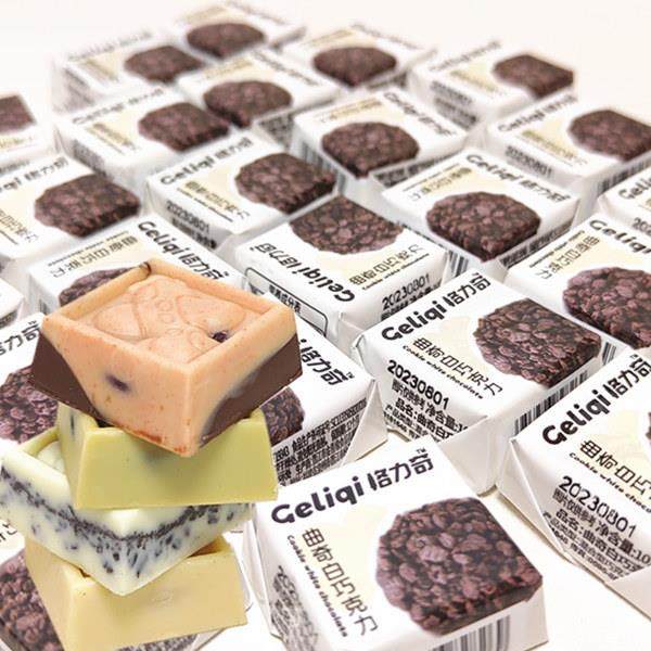 新货曲奇牛奶巧克力格力奇夹心白巧克力网红爆款送人礼物小包装方