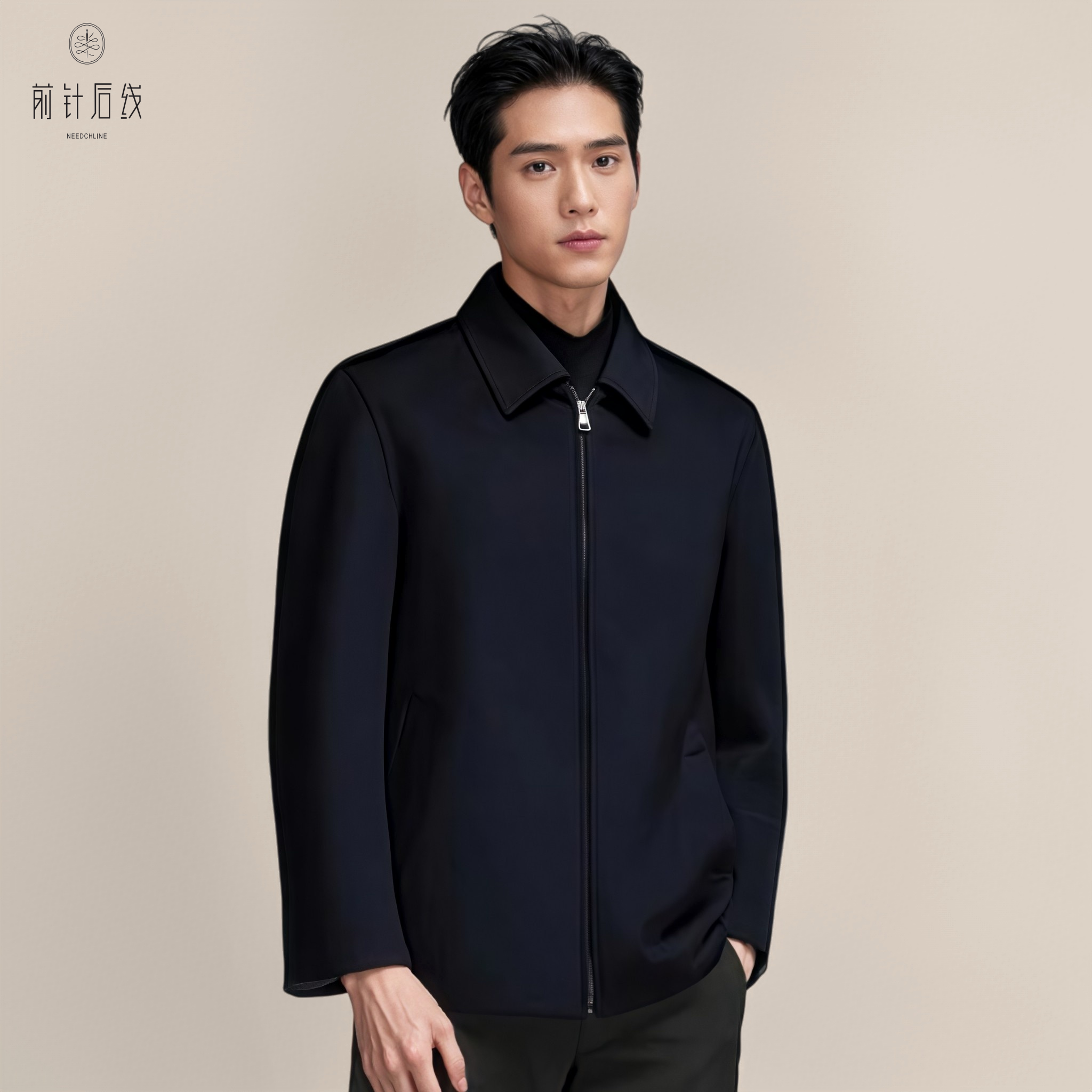 100%纯羊绒衫男士翻领大衣秋冬商务品质男装商务夹克高档休闲外套,男装,毛呢大衣,淘宝优惠券,粉丝福利购,淘宝优惠卷