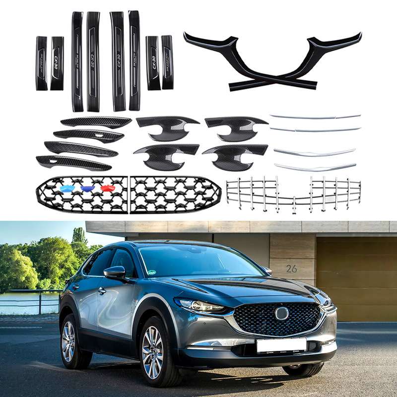 适用于 20款马自达Mazda CX30 拉手门碗门槛护角中网饰条亮片外饰