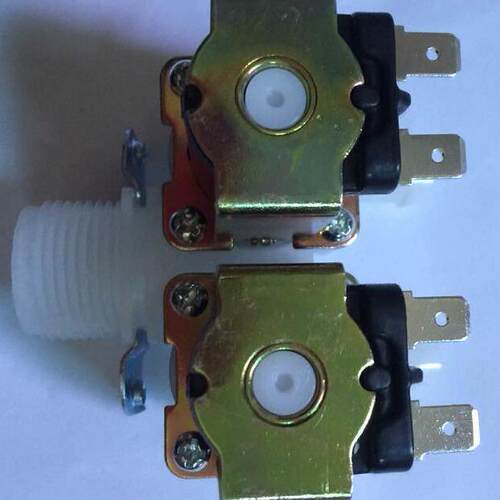 供应一进二出进水电磁阀电磁阀塑料常闭电磁阀12v24v220v