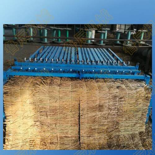 草席编织机稻草蒲草子芦苇自动草帘机自动切边薄后可调草垫机