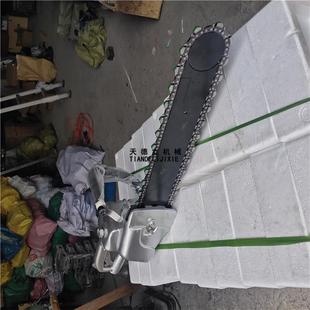 气动电动混凝土石材砖墙金刚石链锯切割机手持式 600mm快速锯 500