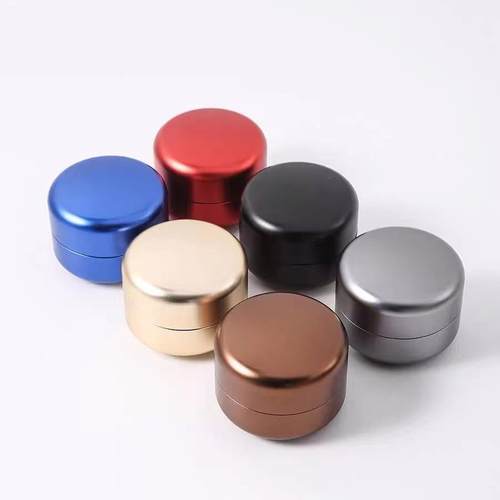 便携小号金属茶叶罐密封保存罐铝合金创意储存罐 节日送礼