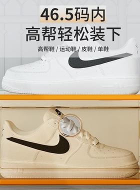 5YA120个装鞋盒收纳盒透明抽屉式鞋子折叠鞋柜鞋架省空间家用