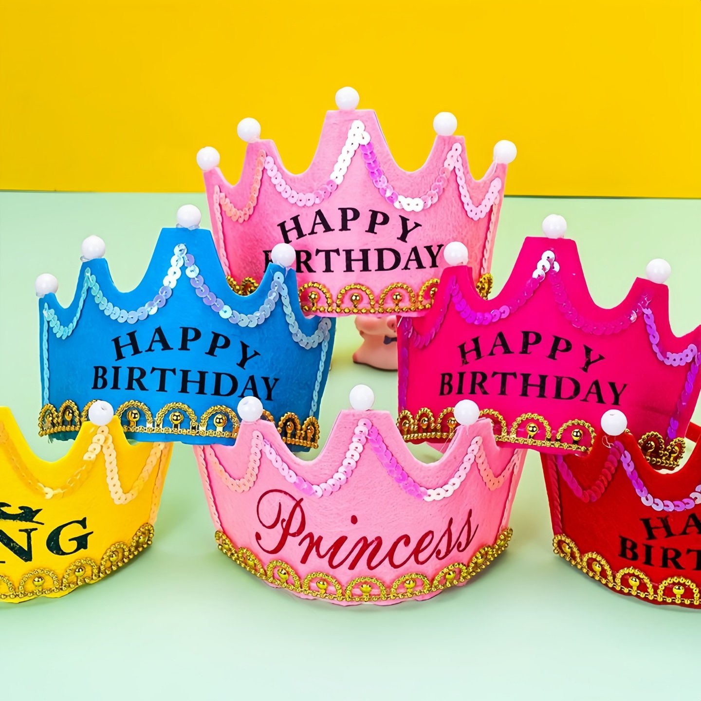 网红同款发光生日帽儿童LED国王公主帽派对蛋糕装饰布置拍照道具,节庆用品/礼品,节日装扮用品,淘宝优惠券,粉丝福利购,淘宝优惠卷