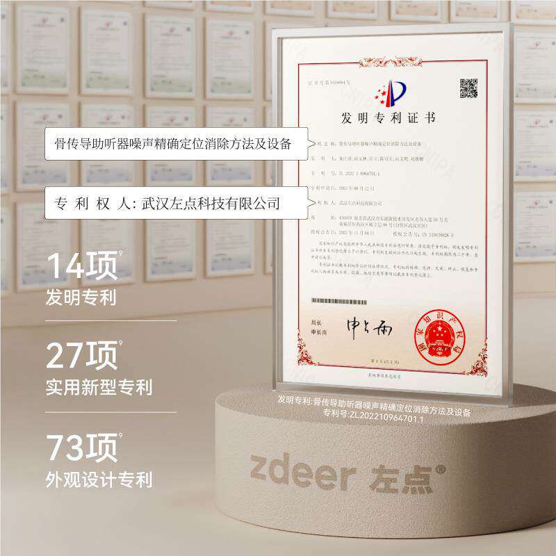 z耳dee耳r左点骨传导助听器老年人专用431正品聋老人老年助听背器
