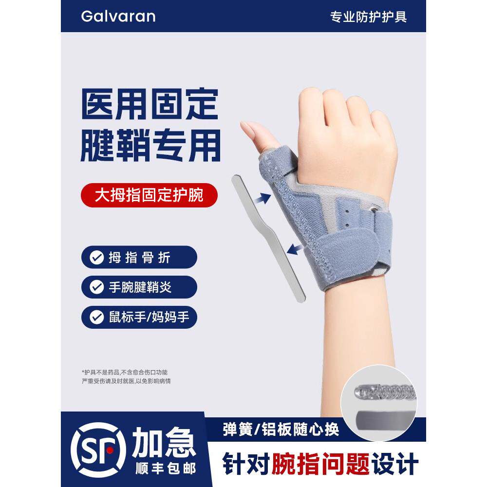 医用腱鞘炎护腕妈妈手腕大拇指护套手指骨折固定支具关节专用护具 - 实物图