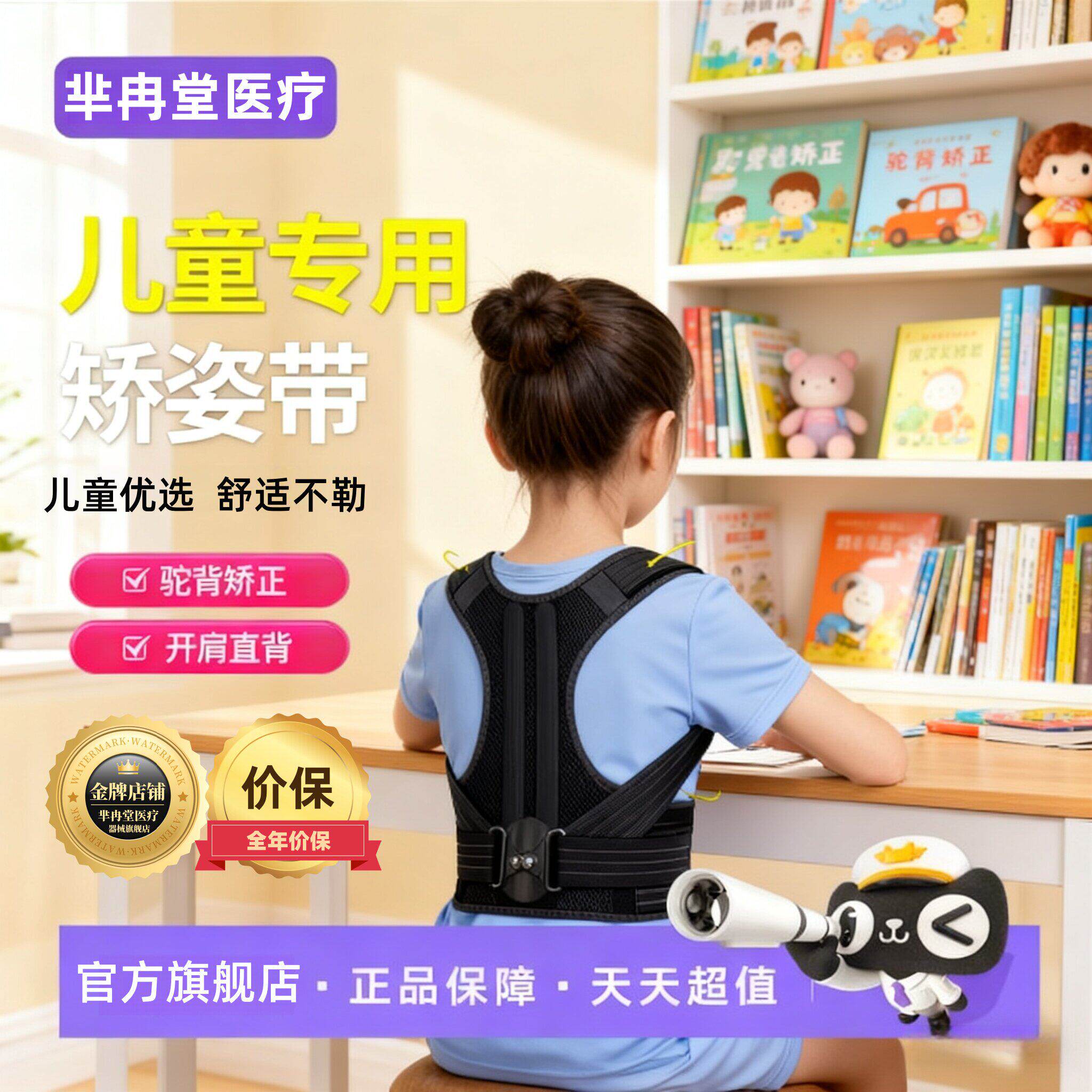 天猫正品儿童驼背部矫神器