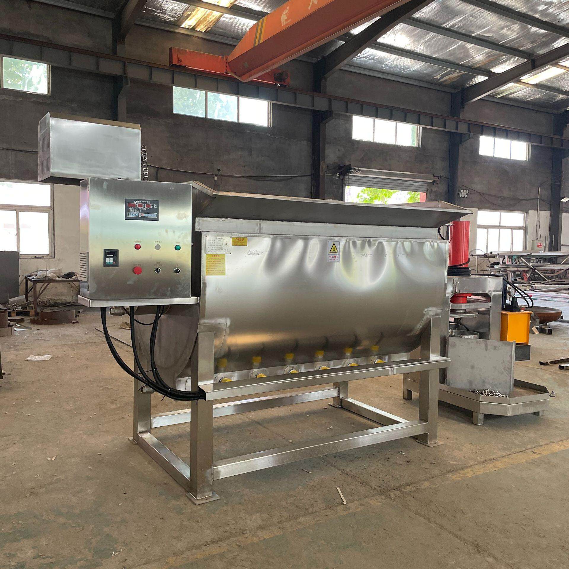 小型自动动物油炼油锅 不锈钢猪油炼油机 鸡鸭油熬炼油设备