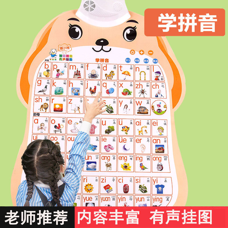幼儿启蒙认字挂图有声婴