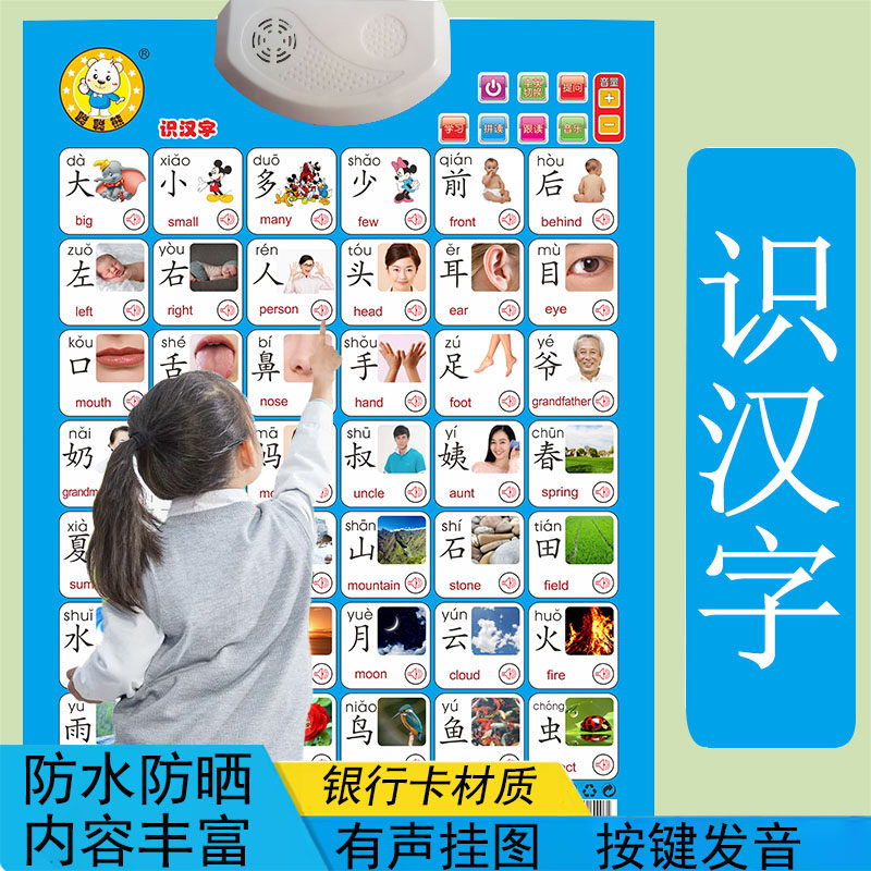 声母韵母有声挂图汉语拼