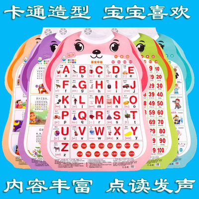 26个英文字母点读发声挂图