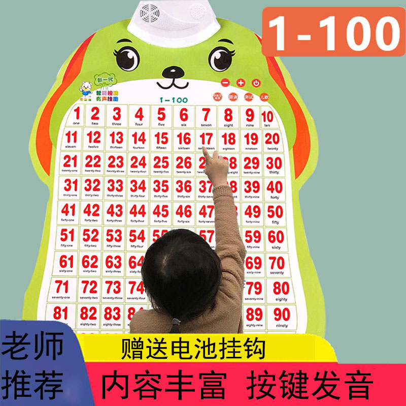 儿童数字1到100有声挂图