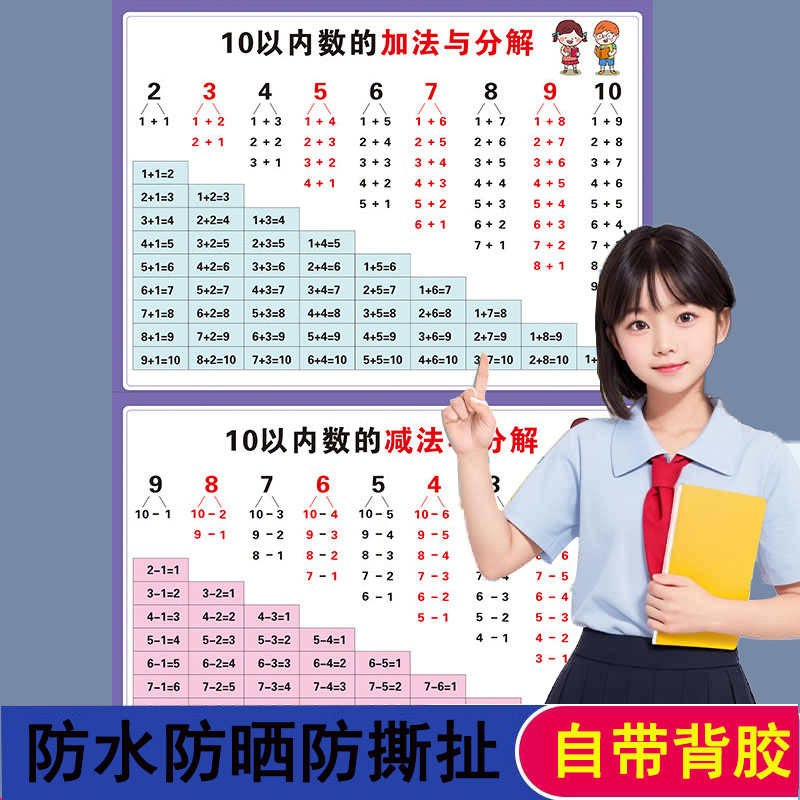 10以内加减法分解与组成