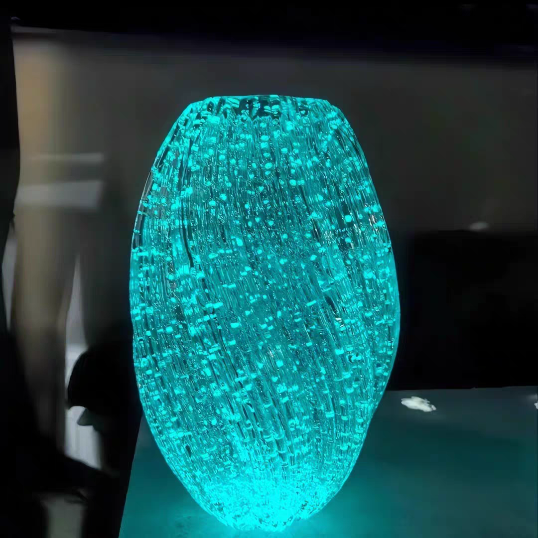 麦芽糖扭纹玻璃花瓶轻奢高级感摆件客厅插花现代简约水养鲜花器