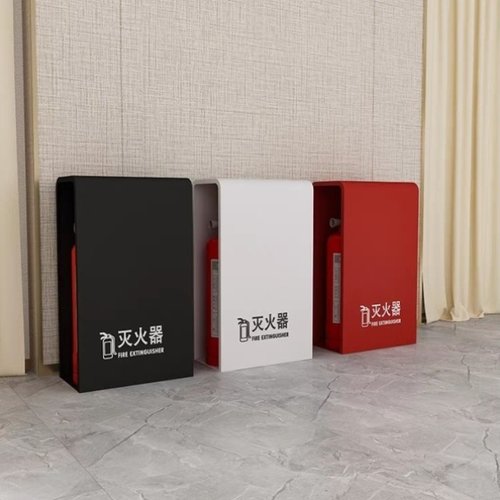 灭火器箱2只装商场专用消防圆弧收纳箱子店铺装饰遮挡放置箱5KG装