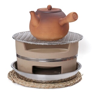 老式炭炉烧烤炭火围炉煮茶烤茶土陶炉子家用室内泥炉子碳炉打边炉