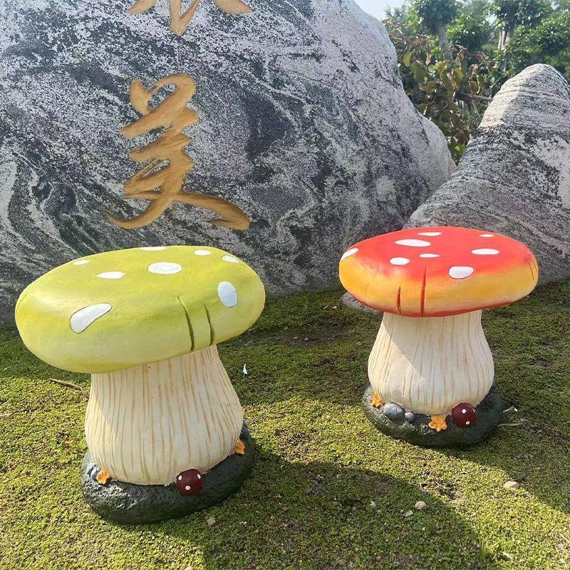 花园装饰仿真蘑菇凳子户