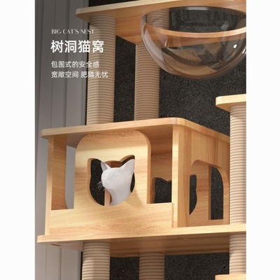 其他家超大号猫爬架多猫家庭太空舱通天柱猫窝
