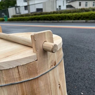 中蜂箱特大号蜂桶老式土养蜂箱诱蜂桶木桶诱蜂养蜂2.0厚成品发货