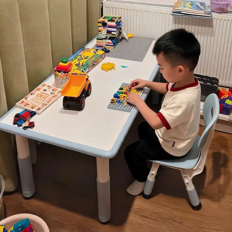 韩国儿童涂鸦桌子幼儿园桌椅早教学习可升降宝宝画画写字游戏桌