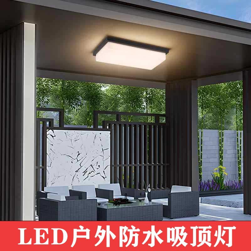 户外防水壁灯防潮灯防尘吸顶灯防蚊虫花园走廊露