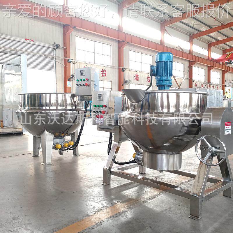 大骨熬汤熬RXC制牛夹层锅 高包设汤浓汤料熬制备 棒骨高汤加工机