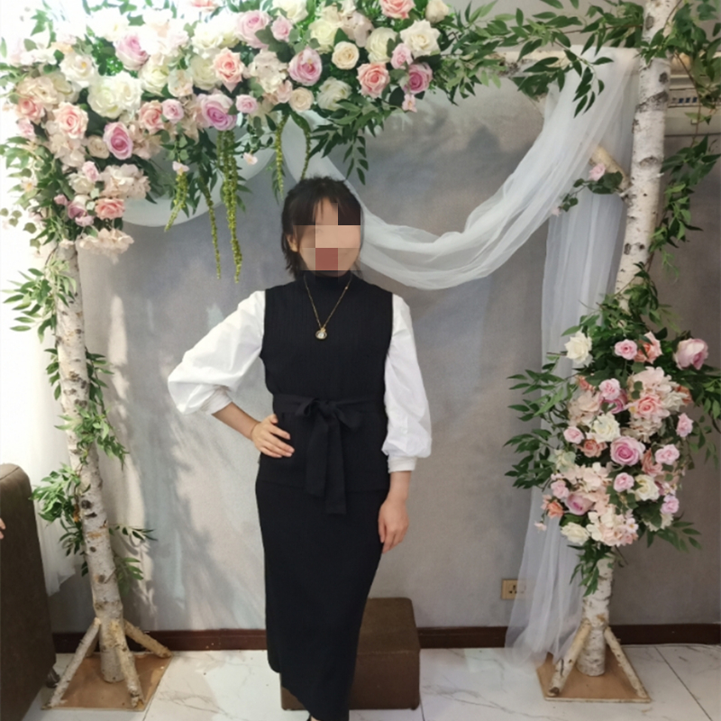 白桦树干枝新款森系婚庆拱门花门架子婚礼拍摄花艺插花培训道具树