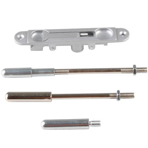 店面进户门双开门插销锁阳台大门锁子母门暗插锁天地插销