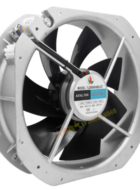 TJ28080HB2/3-C7金属轴流风机220v/380耐高温 机柜散热电箱排风扇