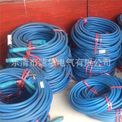 华宁LCYVB-7-2-100钢丝编织橡胶护套连接器7芯KTC102电缆25/50米