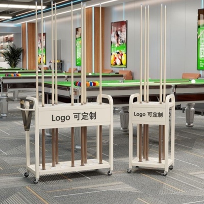 球杆柜式收纳展示架桌球公杆落地支架台球杆收纳架展示架