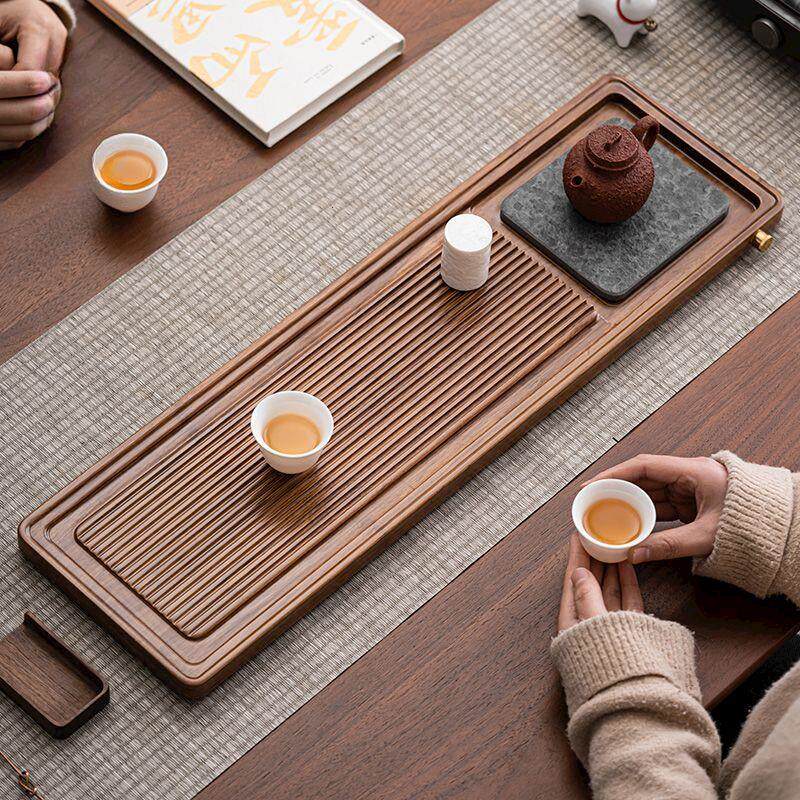 乌金石茶盘功夫茶具茶海