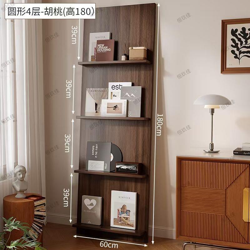 网红ins风中古杂志架落地