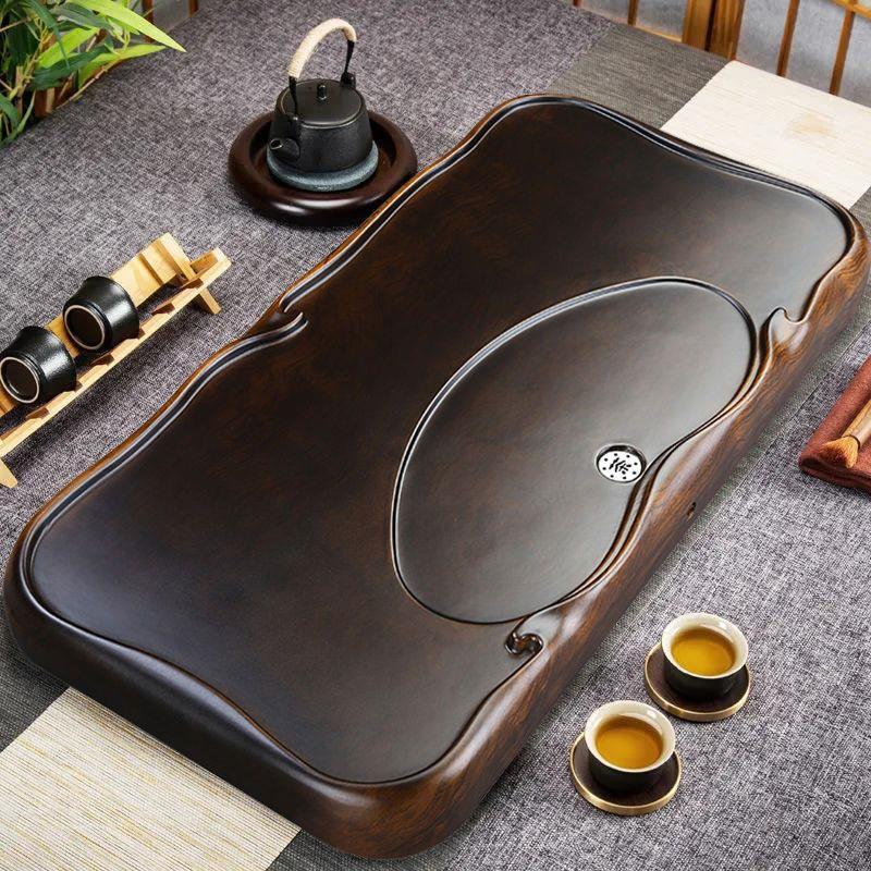 黑檀木茶盘家用实木原木