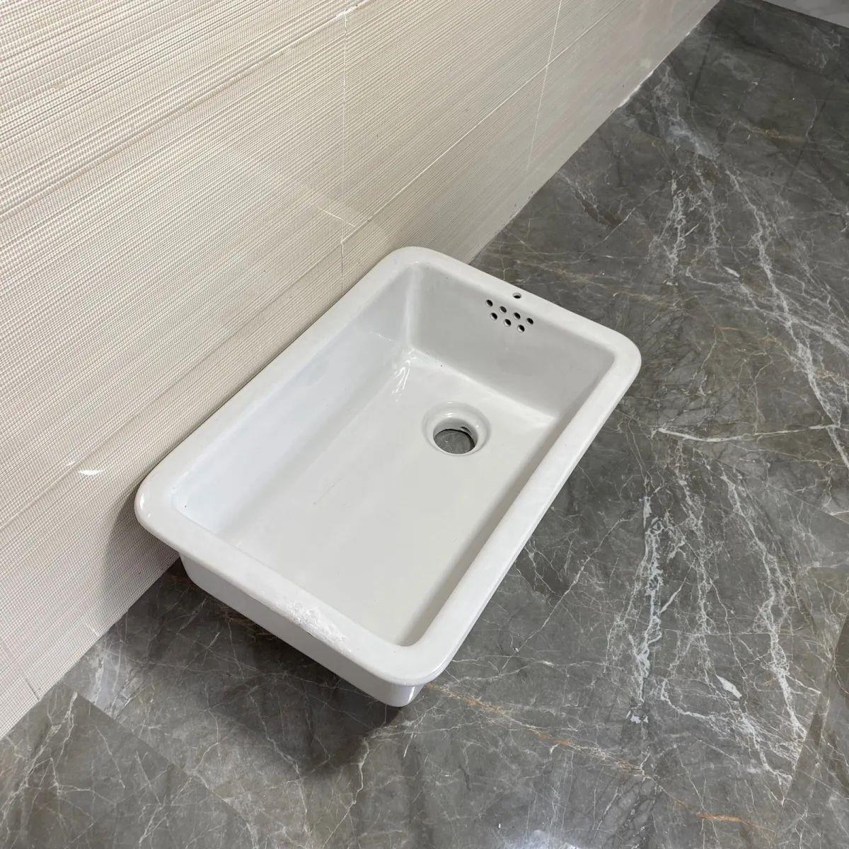 老式陶瓷洗菜盆水槽水斗