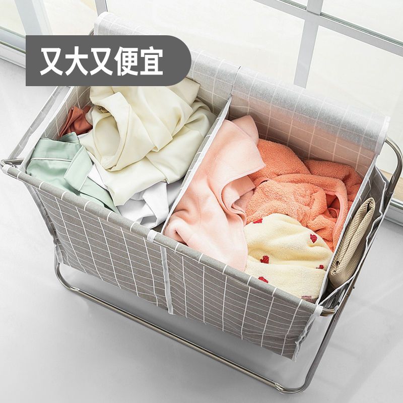 脏衣篓可折叠框衣服双层