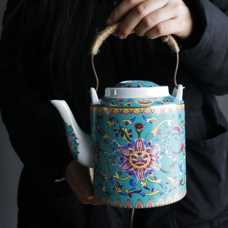 陶瓷凉水壶茶壶家用中式