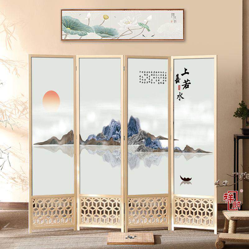 家用可移动折叠双面屏风