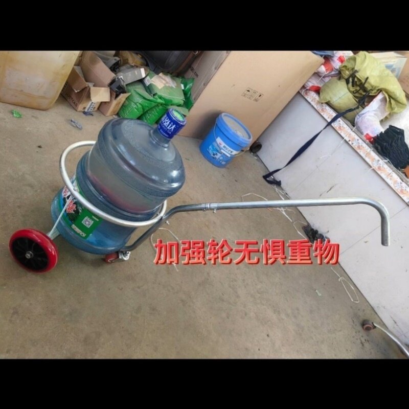 新款多功能不锈钢小推车拉水车倒垃圾车手拉式倒水车农村泔水车
