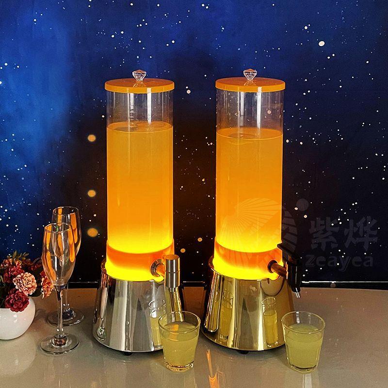 网红发光酒炮3升啤酒桶带