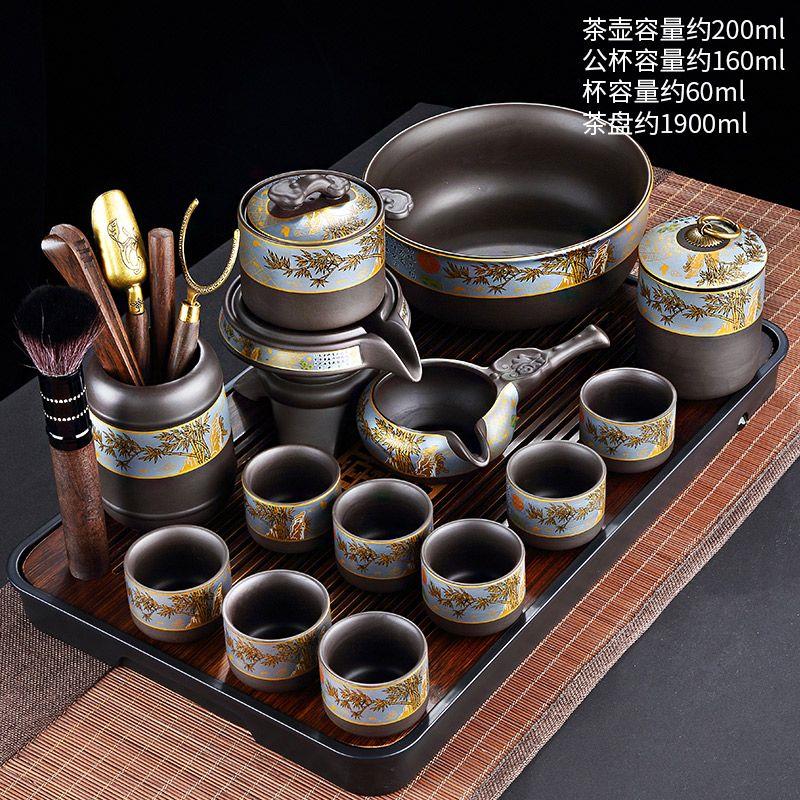 紫砂茶具轻奢高档套装家