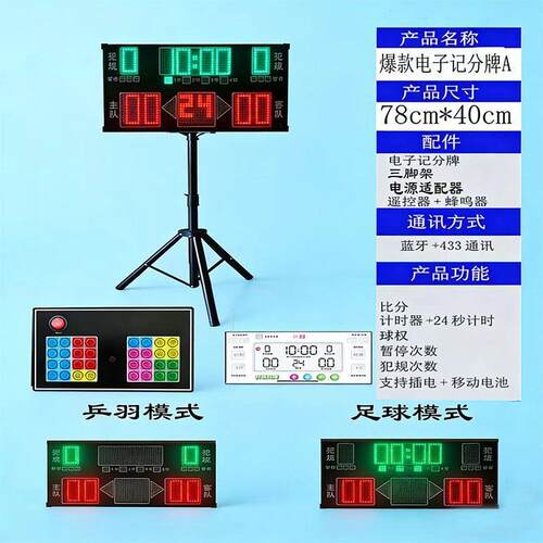 篮球比赛电子记分牌24秒
