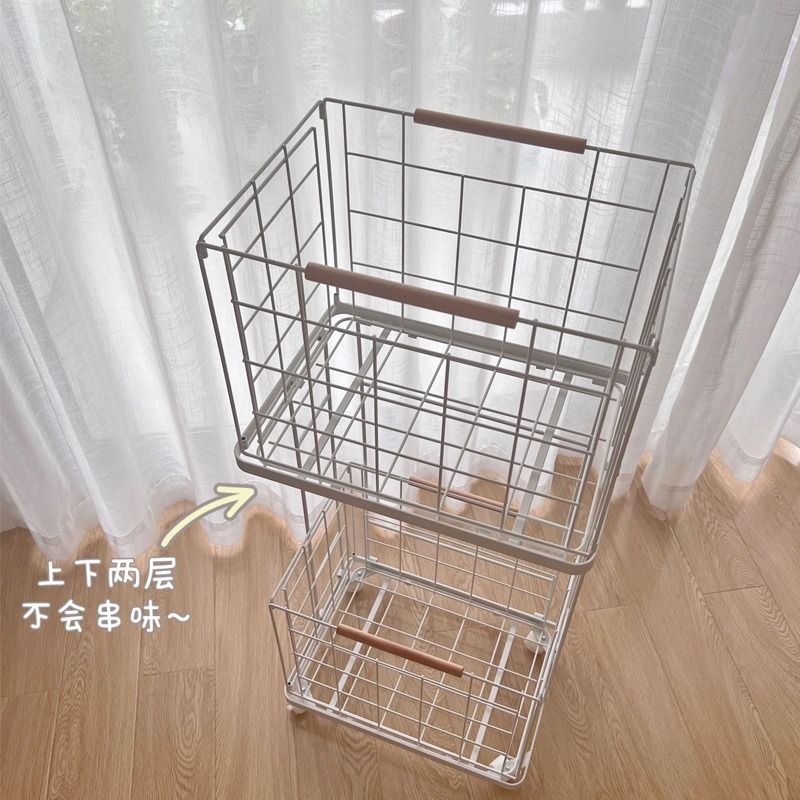 脏衣服收纳筐篮ins双层篓