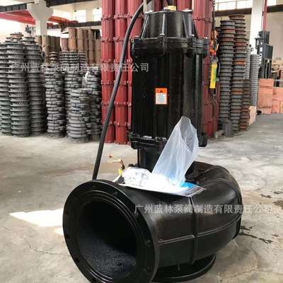 现货广州90kw内无堵塞潜水泵200WQ400-30潜水泵55KW排污潜水泵