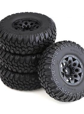 1/10攀爬车105mm1.9寸胎皮轮毂TRX4AxialSCX10D90CC01通用