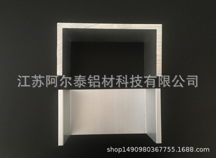 大量生产6061-T6铝合金厚槽铝工业U型铝型材