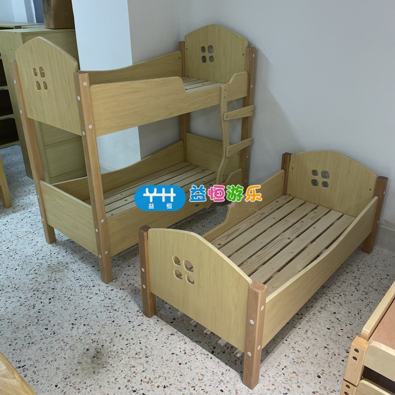 幼儿园木质双层午休床